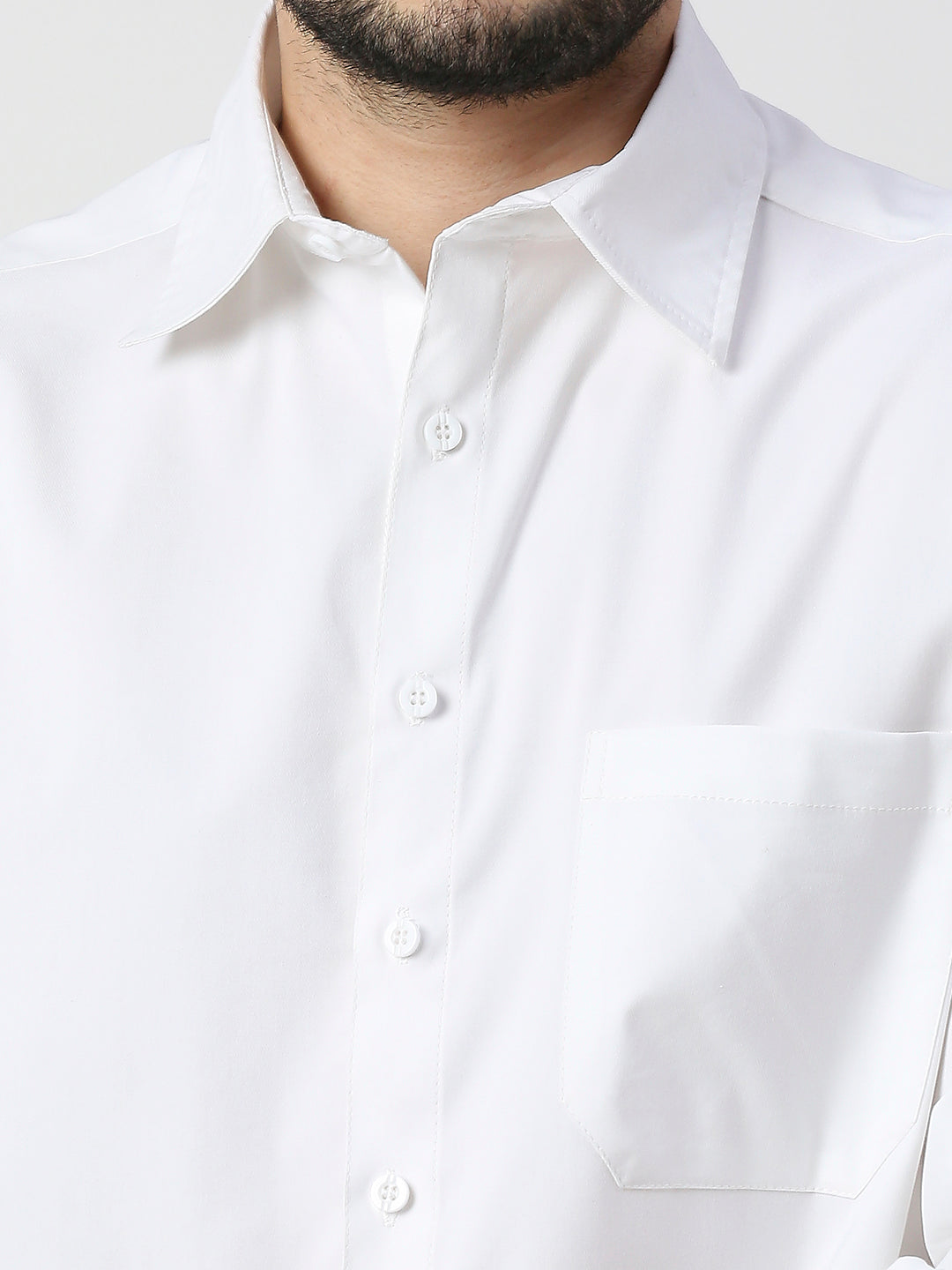 Shop Blamblack White colour solid oversized shirt. Online – BlamBlack